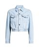 Versace Women's Denim Chambray Blouson Trucker Jacket - 7