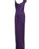 Versace Women's Gathered Jersey Column Gown - 1