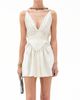 Versace Women's Gathered Silk Satin Cocktail Minidress - 3