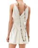 Versace Women's Gathered Silk Satin Cocktail Minidress - 4