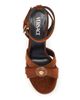 Versace Women's Gianna 140MM Suede Platform Sandals - 4