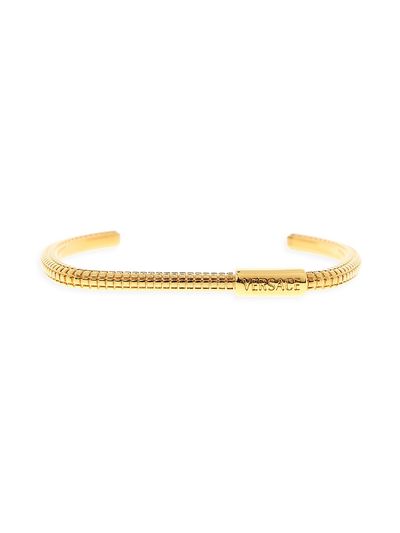 Versace Women's Goldtone Logo Cuff