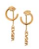 Versace Women's Goldtone Medusa Logo Drop Earrings - 1
