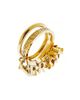 Versace Women's Goldtone "Versace" Ring - 1