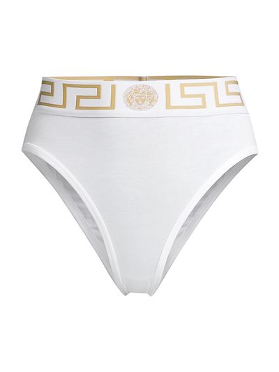 Versace Women's Greca High-Rise Briefs