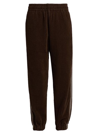 Versace Women's Jacquard Cotton-Blend Terry Joggers