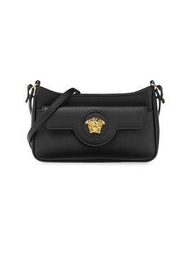 Versace Women's La Medusa Mini Leather Crossbody Bag