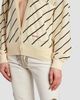 Versace Women's La Vacanza Bias Striped Wool Oversized Cardigan - 6