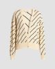 Versace Women's La Vacanza Bias Striped Wool Oversized Cardigan - 7
