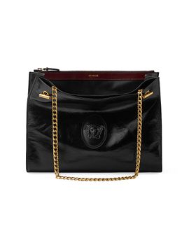 Versace Women's La Vacanza Cabine Leather Shoulder Bag