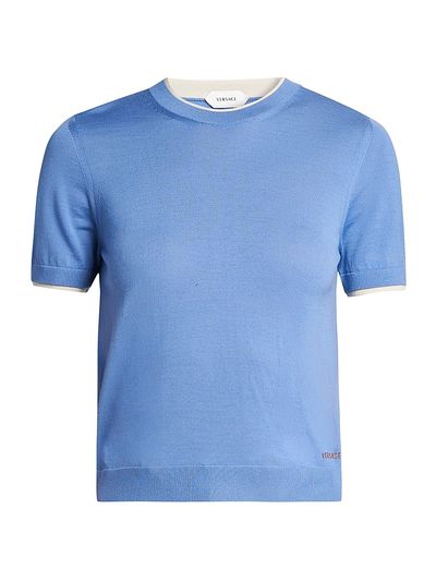 Versace Women's La Vacanza Classic Stretch Wool Sweater