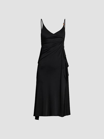 Versace Women's La Vacanza Draped Jersey Cocktail Dress