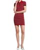 Versace Women's La Vacanza Greca Stripe Cotton-Blend Polo Minidress - 2