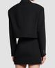 Versace Women's La Vacanza Hardware-Embellished Wool Crop Blazer - 5