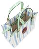 Versace Women's La Vacanza Medium Striped Canvas Tote Bag - 4