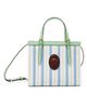 Versace Women's La Vacanza Medium Striped Canvas Tote Bag - 7