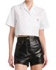 Versace Women's La Vacanza Medusa Head Cotton Crop Shirt - 3