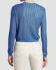 Versace Women's La Vacanza Mesh Rib-Knit Cardigan - 5