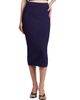 Versace Women's La Vacanza Mesh Rib-Knit Midi-Skirt - 3