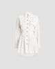 Versace Women's La Vacanza Poplin Cotton Utility Shirtdress - 7