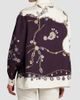 Versace Women's La Vacanza Stolen Jewels Print Silk Shirt - 5