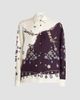 Versace Women's La Vacanza Stolen Jewels Print Silk Shirt - 7