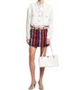 Versace Women's La Vacanza Striped Rigid Denim Miniskirt - 2