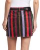 Versace Women's La Vacanza Striped Rigid Denim Miniskirt - 5