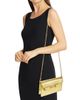 Versace Women's Laminated Croc-Embossed Leather Chain Wallet - 2