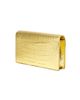 Versace Women's Laminated Croc-Embossed Leather Chain Wallet - 4