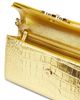 Versace Women's Laminated Croc-Embossed Leather Chain Wallet - 5