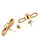 Versace Women's Medusa Bow Goldtone Stud Earrings - 4