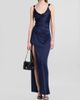 Versace Women's Medusa Button Liquid Jersey Gown - 2