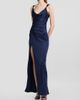 Versace Women's Medusa Button Liquid Jersey Gown - 4