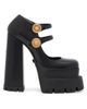 Versace Women's Medusa Leather Platform Pumps - 8