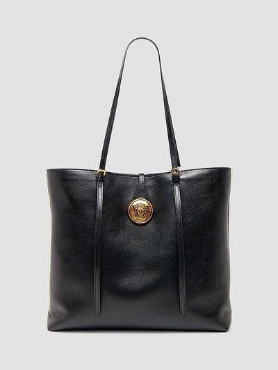 Versace Women's Medusa Small Leather Tote Bag