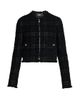 Versace Women's Mix Tweed Collarless Jacket - 6
