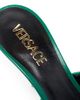 Versace Women's Opera Bow 85MM Embellished Leather Mules - 7
