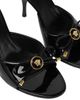 Versace Women's Opera Bow 85MM Patent Leather Mules - 3