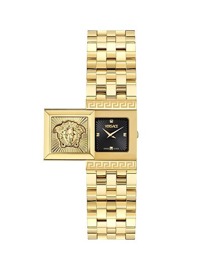 Versace Women's Reveal Goldtone Bracelet Watch/18MM x 25MM
