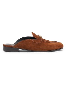 Versace Women's Sabot 20MM Suede Mules