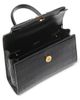 Versace Women's Small Croc-Embossed Leather Top Handle Bag - 3