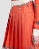 Versace Women's Stolen Jewels Silk Pleated Skirt - 5
