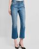 Versace Women's Stone-Wash Crop Slim Jeans - 4