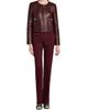 Versace Women's Stretch-Wool Straight-Leg Trousers - 2
