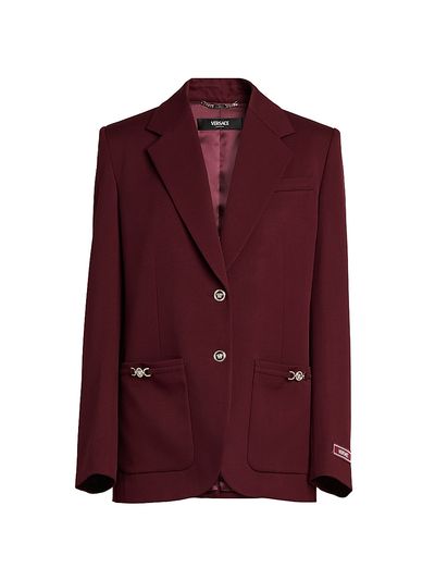 Versace Women's Stretch Wool Informal Blazer