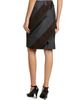 Versace Women's Suede & Leather Stripe Pencil Skirt - 5