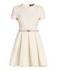 Versace Women's Wool Crepe Belted Minidress - 1