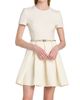 Versace Women's Wool Crepe Belted Minidress - 3