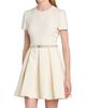 Versace Women's Wool Crepe Belted Minidress - 4
